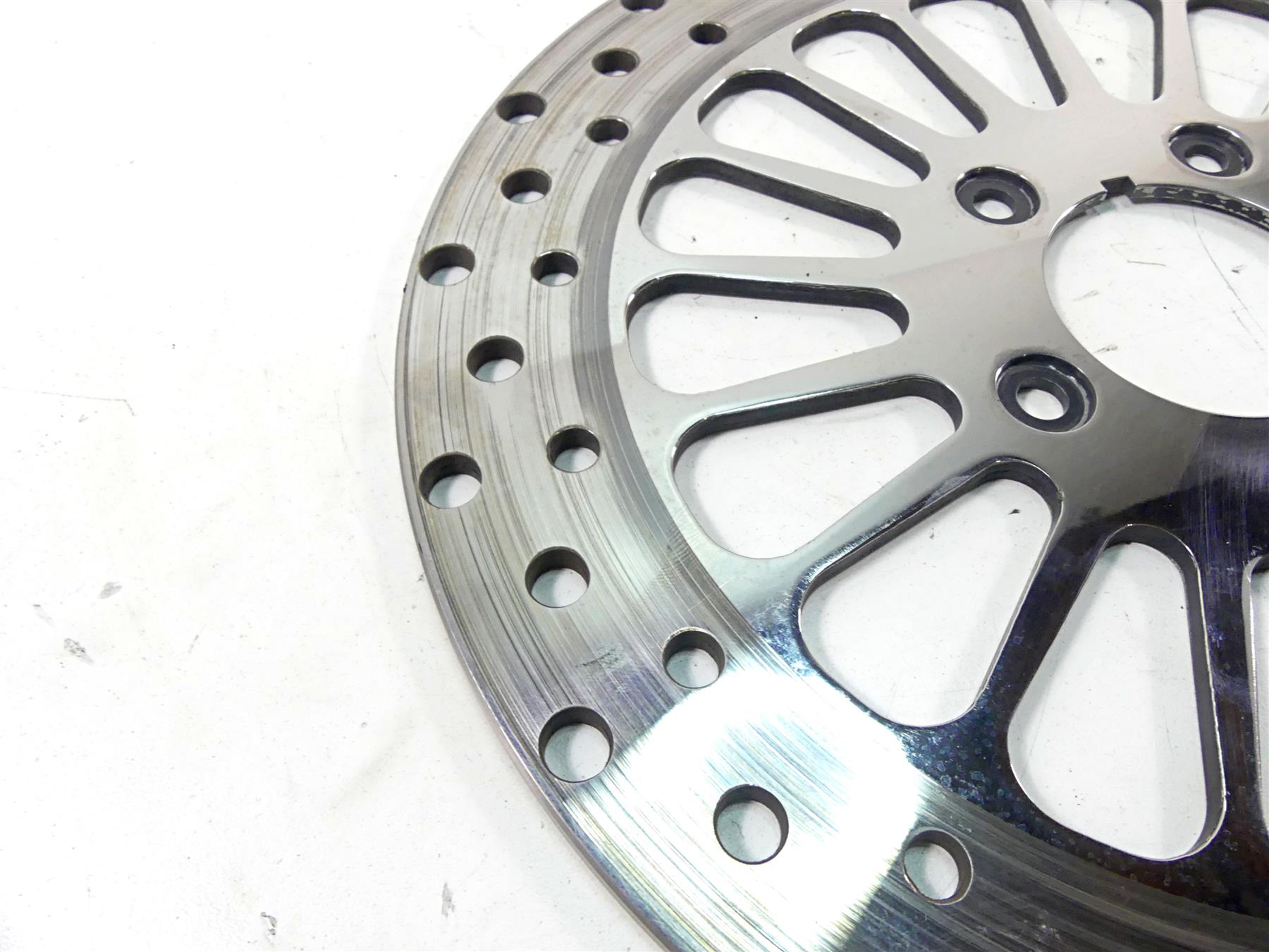 2002 Harley Touring FLHTC Electra Glide Front Chrome Brake Rotor Disc Set {{ shop.shopifyCountryName }} - Mototech271