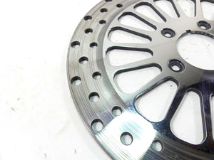2002 Harley Touring FLHTC Electra Glide Front Chrome Brake Rotor Disc Set