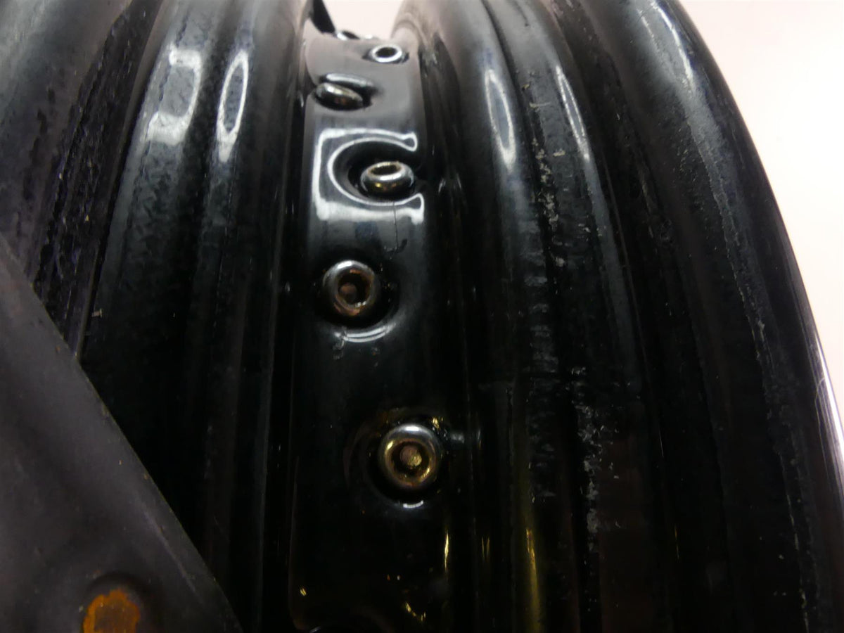 2016 Harley FLS Softail Slim Front Spoke Wheel Rim 16x3 + Rotor -Read 55107-12 {{ shop.shopifyCountryName }} - Mototech271