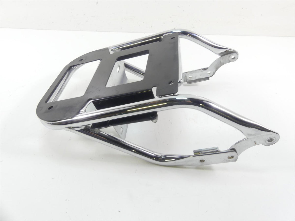 2009 Harley FLHTCU SE4 CVO E-Glide Rear Chrome Luggage Rack Trunk Mount 53411-09 {{ shop.shopifyCountryName }} - Mototech271
