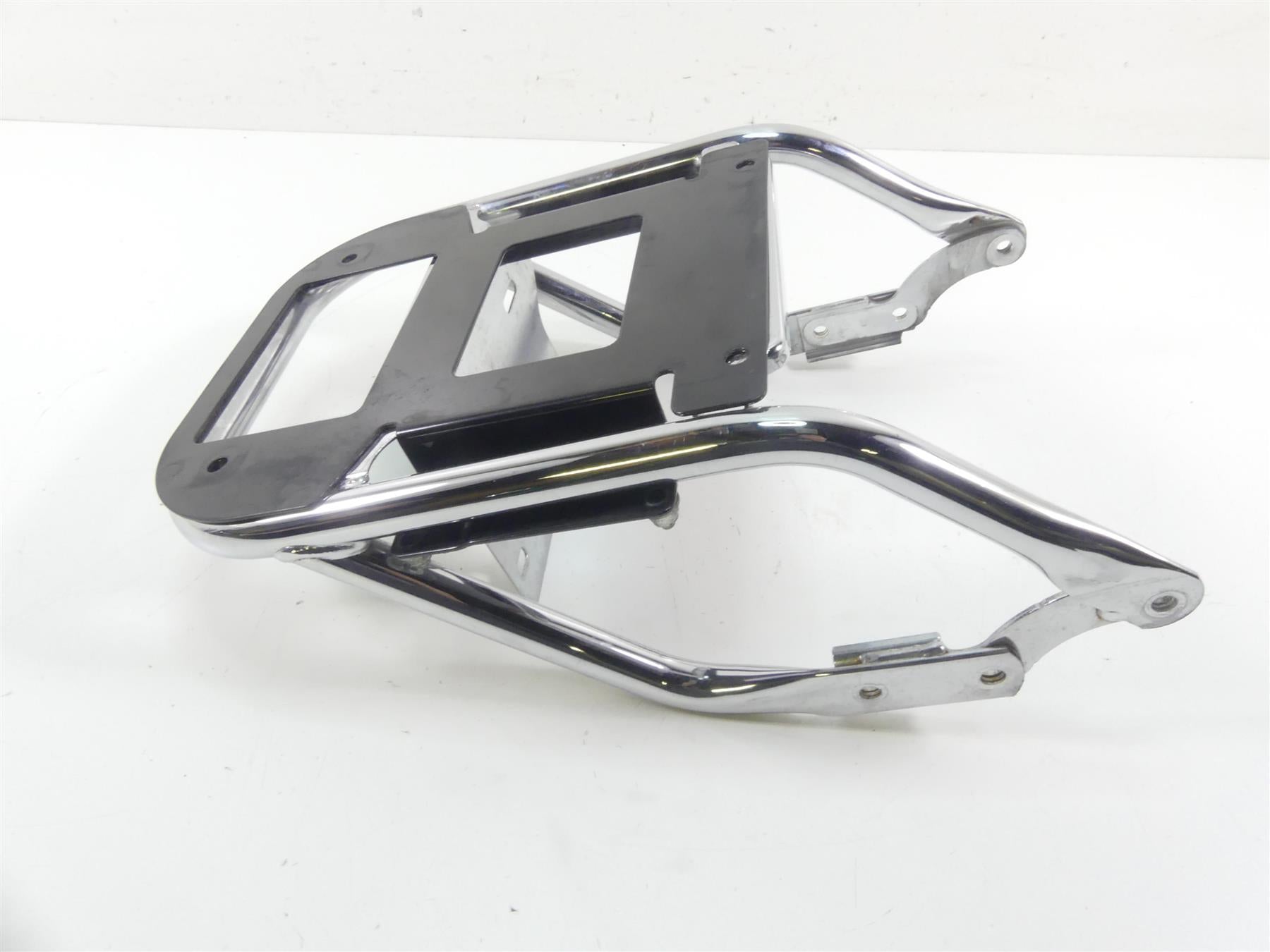 2009 Harley FLHTCU SE4 CVO E-Glide Rear Chrome Luggage Rack Trunk Mount 53411-09 {{ shop.shopifyCountryName }} - Mototech271