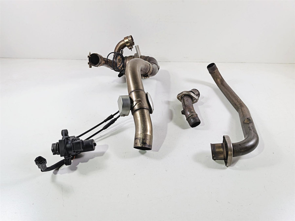 2009 Ducati Hypermotard 1100 S Oem Stock Header, Mid Pipe & Servo 57221451A-Mototech271