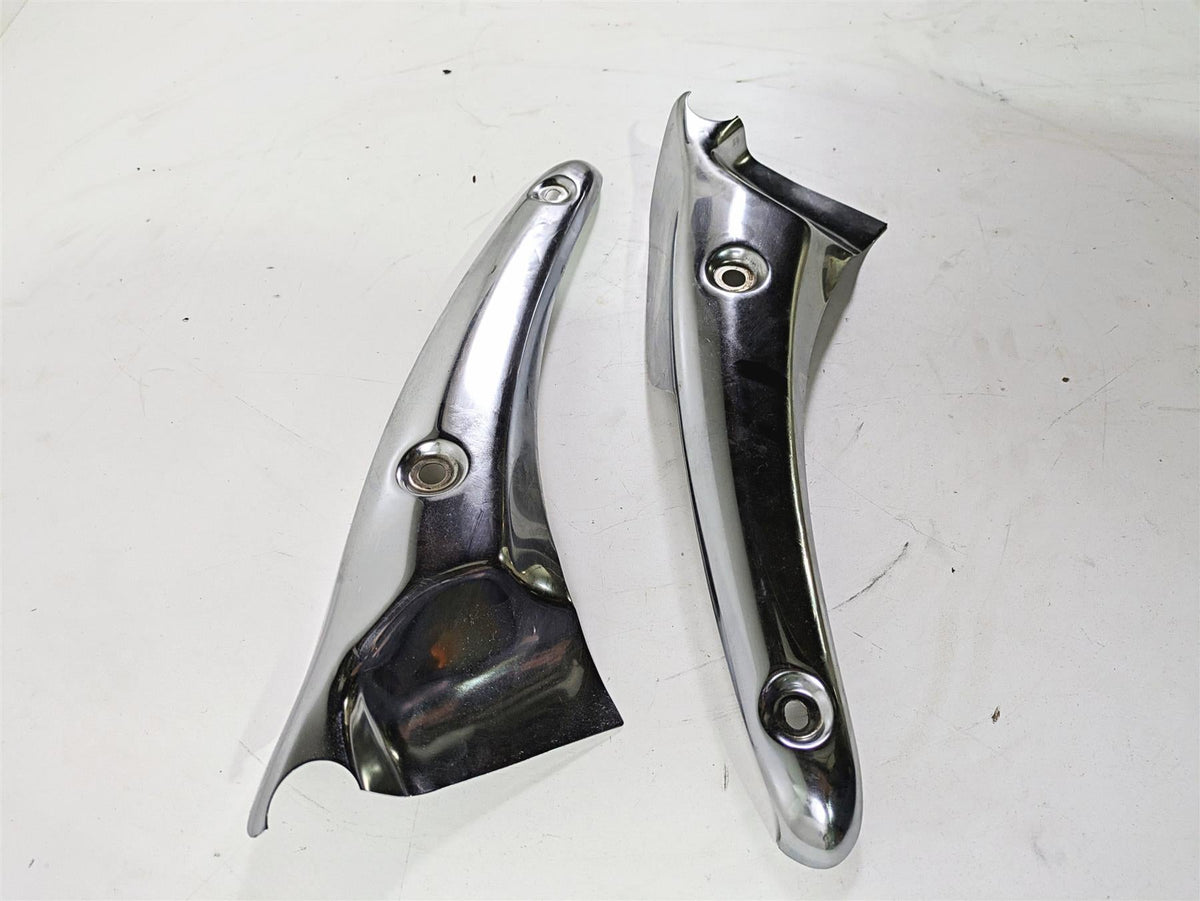2006 Triumph Rocket 3 Rear Fender Chrome Braces Struts Covers T2306014 T2306024 {{ shop.shopifyCountryName }} - Mototech271