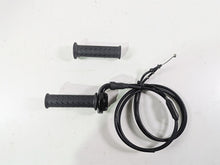 Load image into Gallery viewer, 2013 Triumph Bonneville Throttle Cables &amp; Grip Set T2040252 T2040740 T2040254

