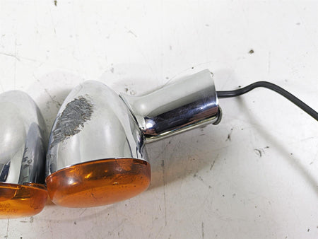 2005 Harley Softail FLSTFSE CVO Fat Boy Rear Blinker Turn Signal Set 69196-03 {{ shop.shopifyCountryName }} - Mototech271