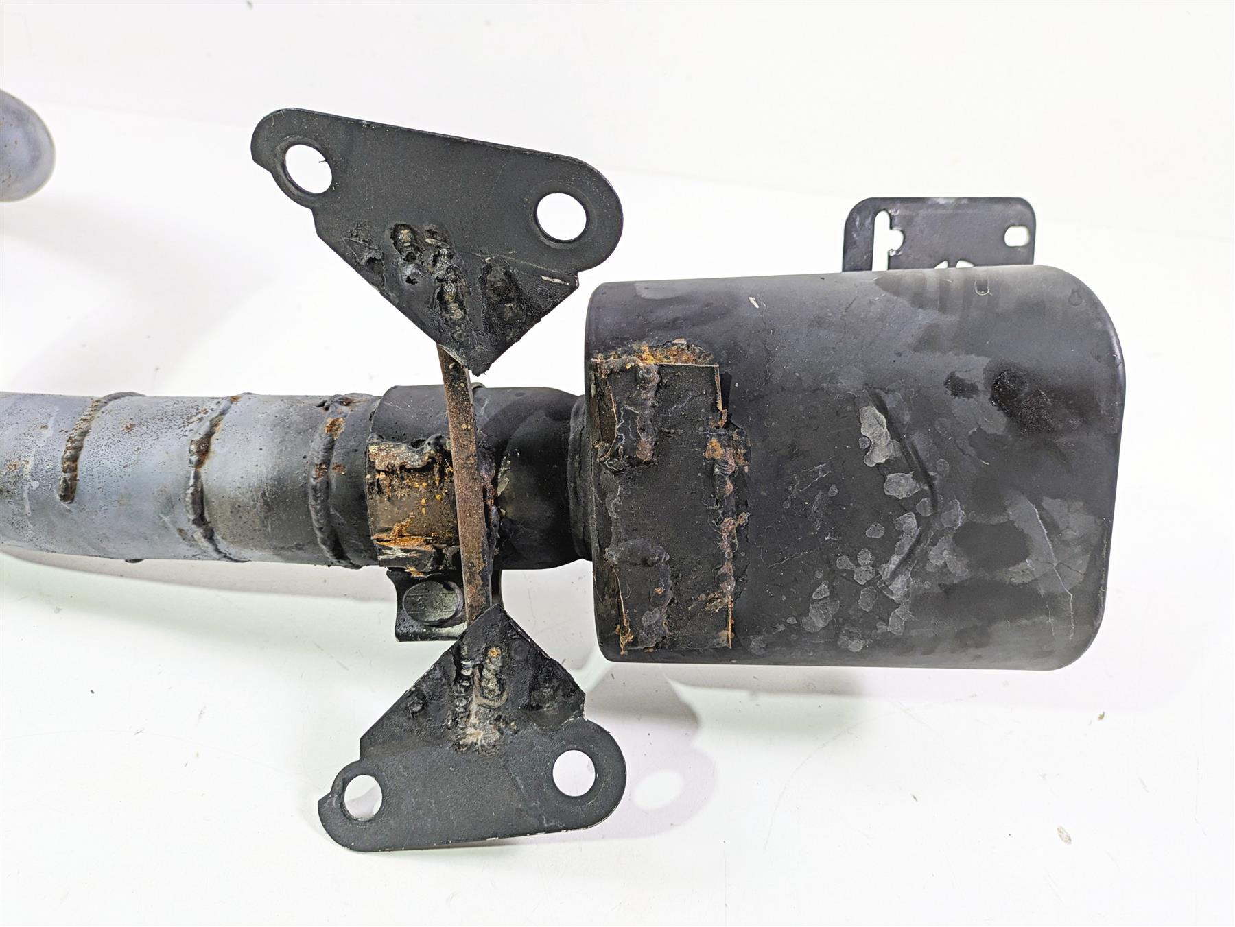 2016 Ducati Monster 1200 S Homemade Under Seat Straight Pipe Exhaust Muffler {{ shop.shopifyCountryName }} - Mototech271