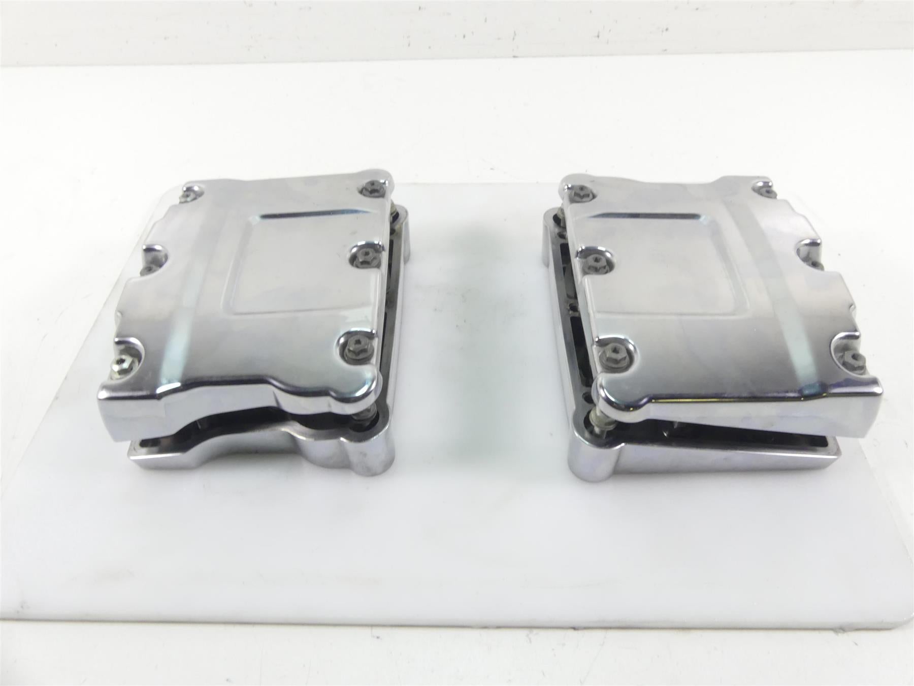2005 Harley Touring CVO FLHTC SE Electra Glide Rocker Box Chrome Cover 17571-99 {{ shop.shopifyCountryName }} - Mototech271