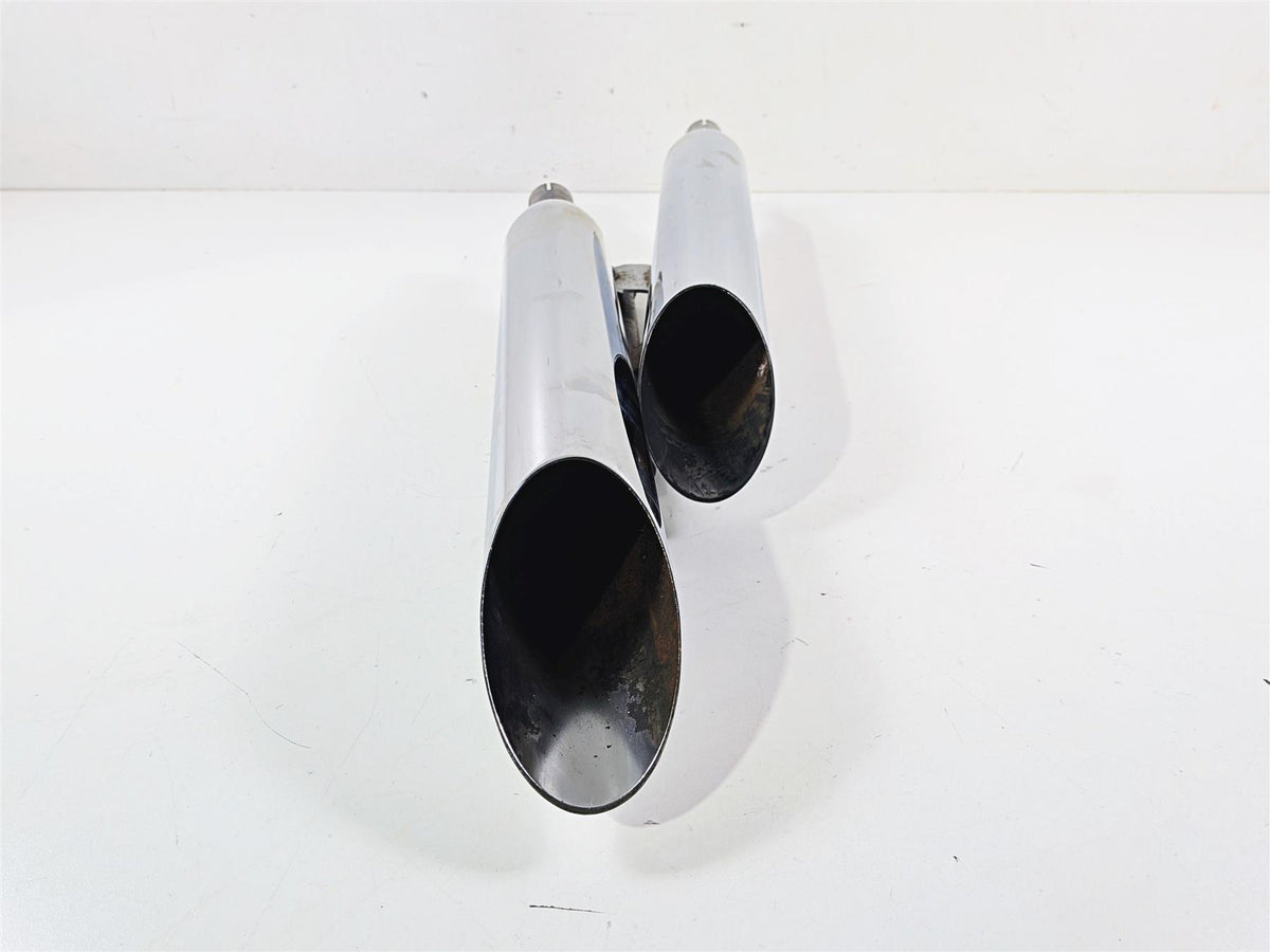 2007 Yamaha XVS1100 V-Star Custom Cobra Slash Cut Muffler Exhaust Set 2173SC {{ shop.shopifyCountryName }} - Mototech271
