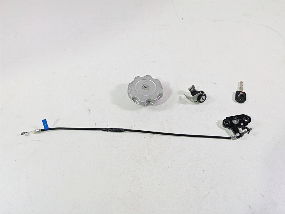 2013 Ducati Hypermotard 821 SP Fork Lock Key Fuel Tank Cap Set 89520182A {{ shop.shopifyCountryName }} - Mototech271