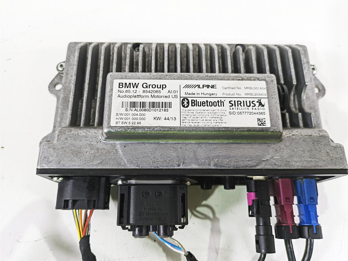 2014 BMW R1200 RT RTW K52 Alpine Amp Amplifier Radio & Antenna Set 65128542065 {{ shop.shopifyCountryName }} - Mototech271