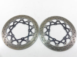 2008 Yamaha FZ1 Fazer Front Brake Disc Rotor Set 5D0-2581T-00-00 5D0-2581T-10-00 | Mototech271