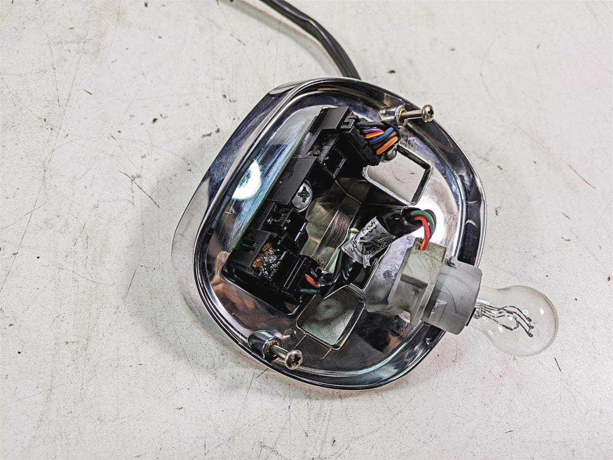 2007 Harley Sportster XL1200 C Tail Light Base + Wiring - For Parts 68066-99A {{ shop.shopifyCountryName }} - Mototech271