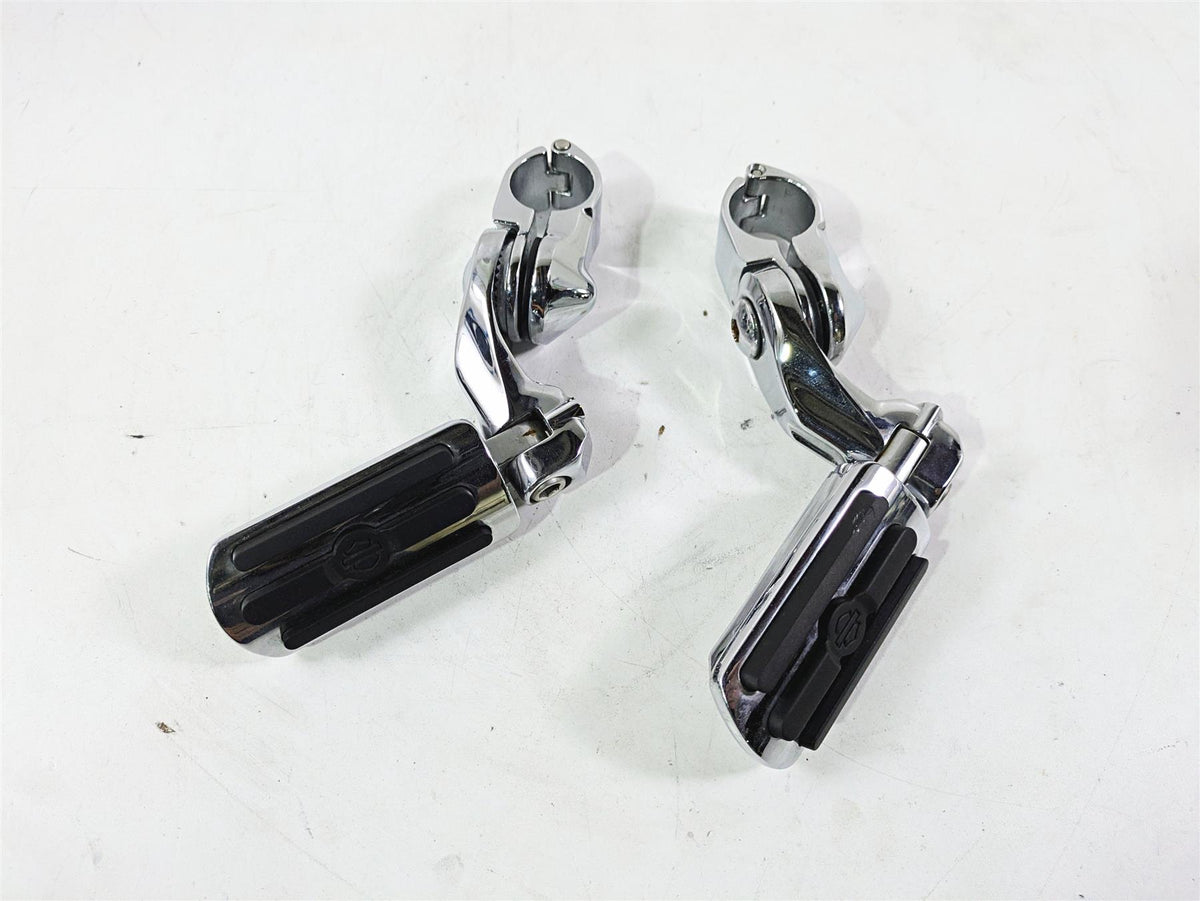 2011 Harley Touring FLHTCUSE CVO E-Glide Chrome Highway Foot Peg Rest Set {{ shop.shopifyCountryName }} - Mototech271