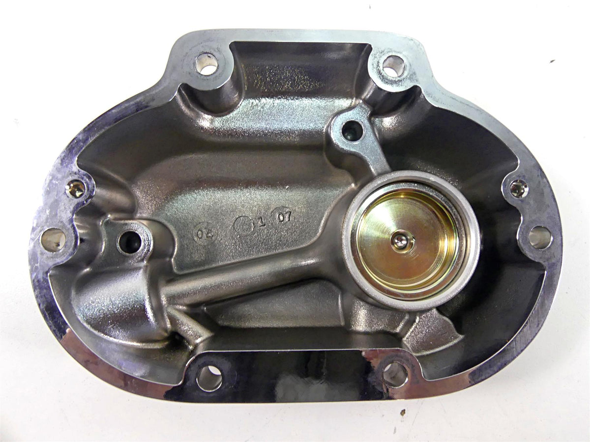 2007 Harley Touring FLHRSE CVO Road King Chrome Side Clutch Slave Cover 37137-07 {{ shop.shopifyCountryName }} - Mototech271