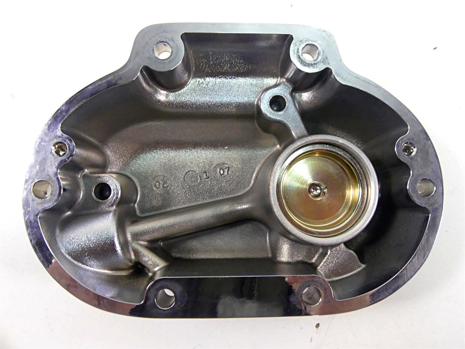 2007 Harley Touring FLHRSE CVO Road King Chrome Side Clutch Slave Cover 37137-07 {{ shop.shopifyCountryName }} - Mototech271