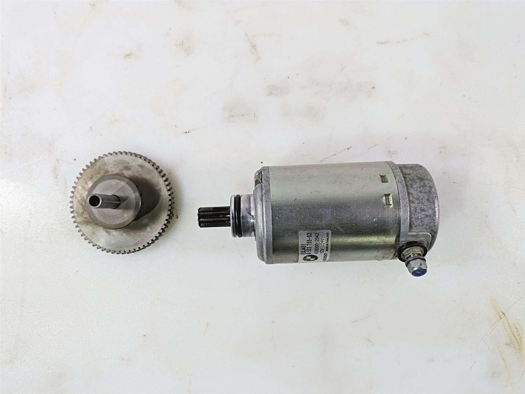 2014 BMW K1300S K40 Starter Motor And Starter Gear Denso 12419457327 8533755 {{ shop.shopifyCountryName }} - Mototech271