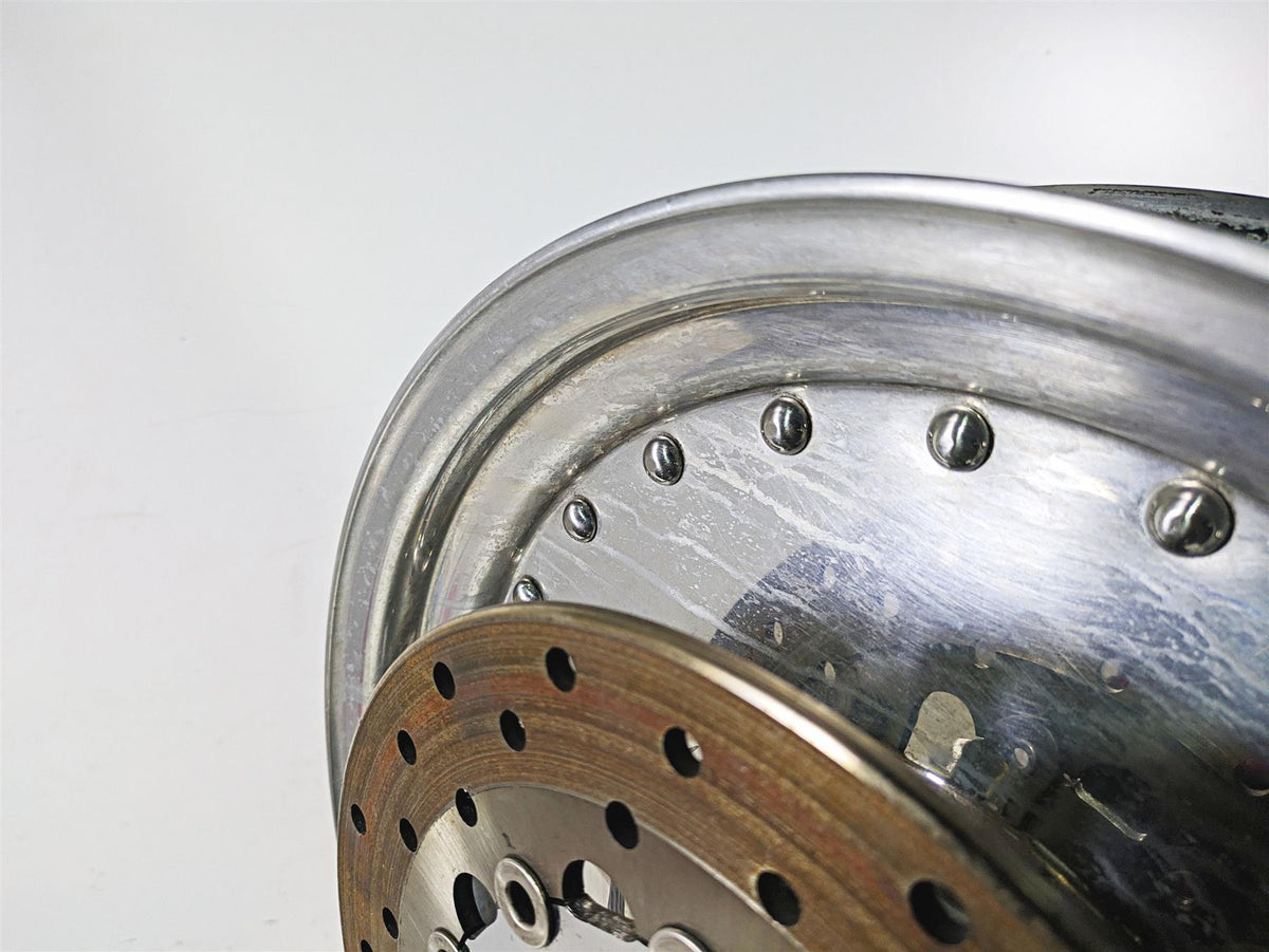 2005 Harley Softail FLSTFSE CVO Fat Boy Straight 16x3 Rear Wheel Rim 41313-04 {{ shop.shopifyCountryName }} - Mototech271