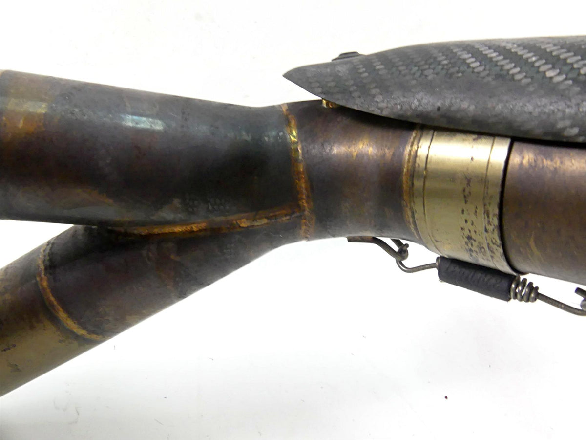 2008 Ducati 848 SBK LeoVince Header Muffler Carbon Exhaust System 307908202 {{ shop.shopifyCountryName }} - Mototech271