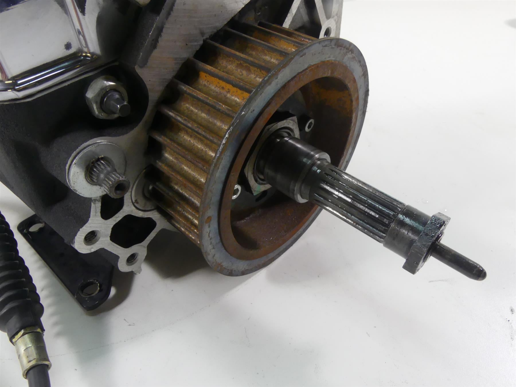 1993 Harley FXSTS Softail Springer 5-Speed Transmission Gear Box - 20K 33006-93 {{ shop.shopifyCountryName }} - Mototech271