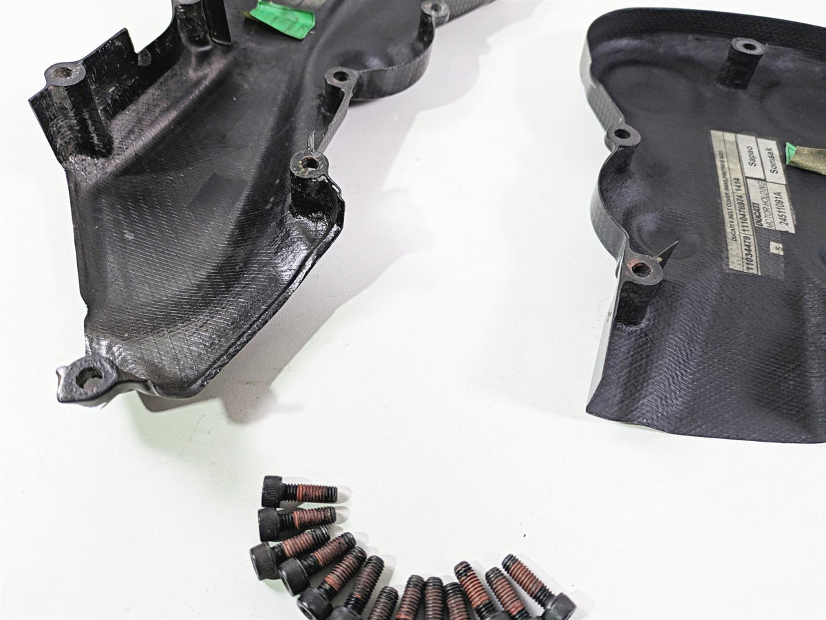 2010 Ducati Streetfighter 1098 S Carbon Fiber Timing Covers 24511091A 24511081A {{ shop.shopifyCountryName }} - Mototech271