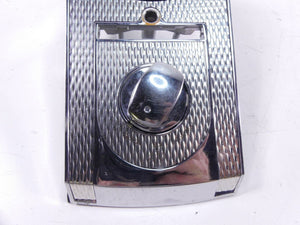 2001 Harley Softail FLSTC Heritage Tank Panel Chrome Dash Cover 71250-00A | Mototech271