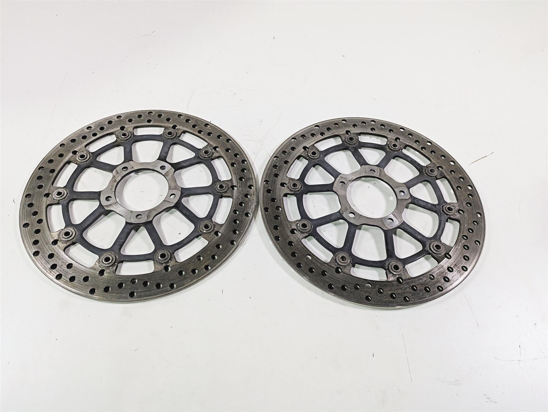 2012 Ducati Streetfighter 848 Front Brake Rotor Disc Set 49241011A 49241191A {{ shop.shopifyCountryName }} - Mototech271