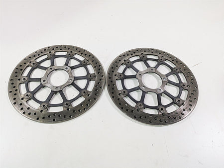 2012 Ducati Streetfighter 848 Front Brake Rotor Disc Set 49241011A 49241191A {{ shop.shopifyCountryName }} - Mototech271