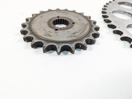 1986 Harley Sportster XLH 883 Front & Rear Drive Sprocket Set 35208-84 41470-86 {{ shop.shopifyCountryName }} - Mototech271