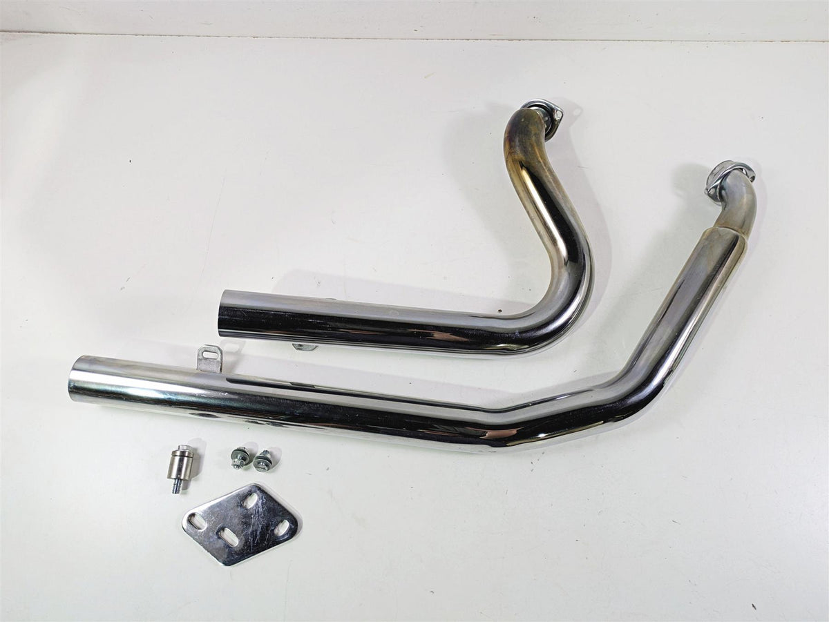 2008 Ultima Motorcycles Fat Bastard Straight Chrome Pipe Exhaust System {{ shop.shopifyCountryName }} - Mototech271