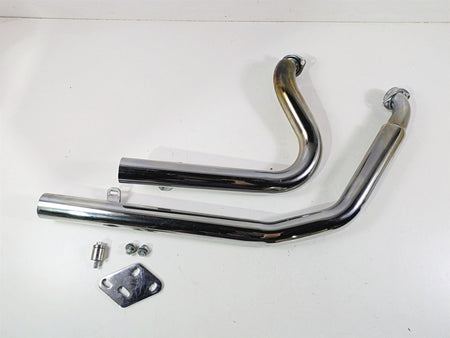 2008 Ultima Motorcycles Fat Bastard Straight Chrome Pipe Exhaust System {{ shop.shopifyCountryName }} - Mototech271