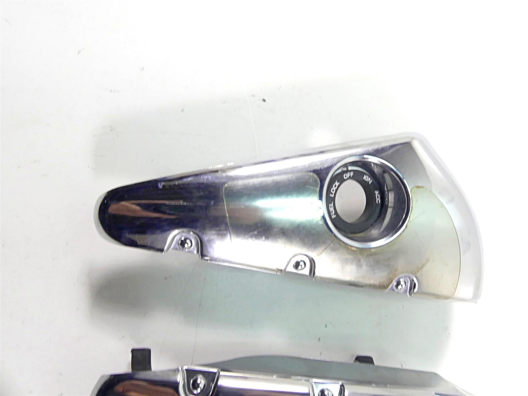 2005 Harley VRSCSE CVO V-Rod Under Seat Ignition Switch Side Covers 66339-05 {{ shop.shopifyCountryName }} - Mototech271