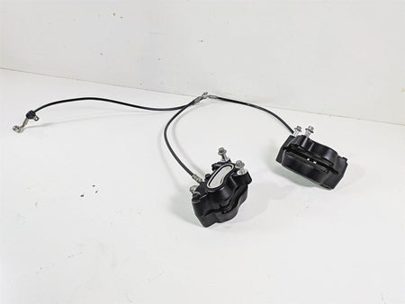2014 Harley FXDF Dyna Fat Bob Front Brake Caliper & Line Set 41300001 41300002 {{ shop.shopifyCountryName }} - Mototech271