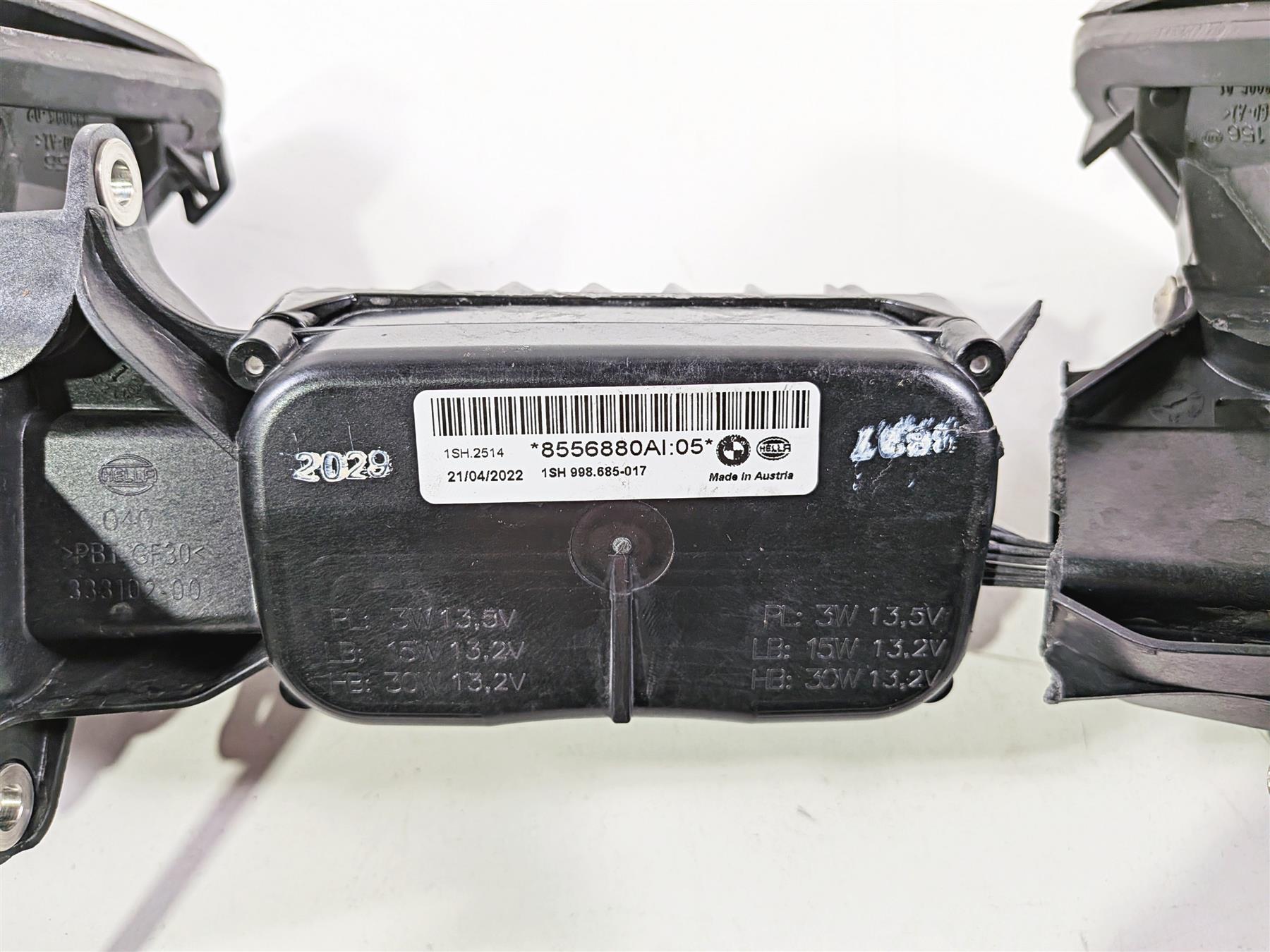 2022 BMW S1000RR K67 Headlight Head Light Lamp Set - Read - Damage 63128556880-Mototech271