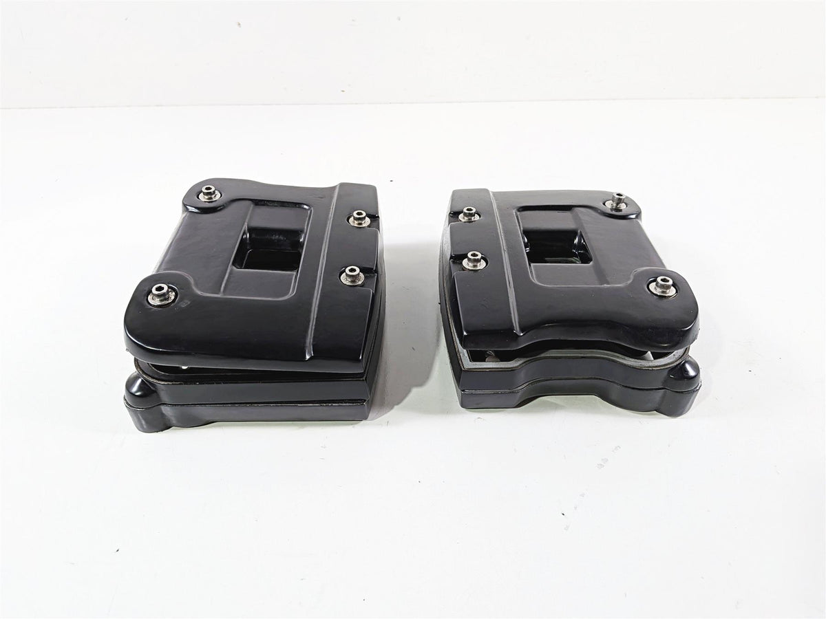 1990 Harley Touring FLHTC Electra Glide Black Rocker Box Valve Covers 17507-85 {{ shop.shopifyCountryName }} - Mototech271
