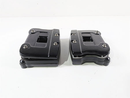 1990 Harley Touring FLHTC Electra Glide Black Rocker Box Valve Covers 17507-85 {{ shop.shopifyCountryName }} - Mototech271