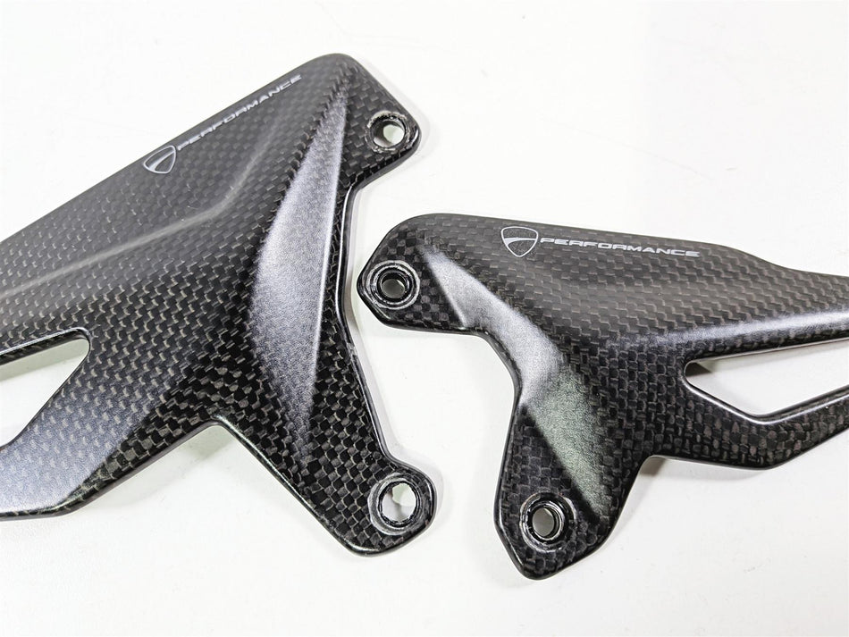 2019 Ducati Panigale V4S V4 S Corse Performance Carbon Fiber Heel Guard Set 96981061A {{ shop.shopifyCountryName }} - Mototech271
