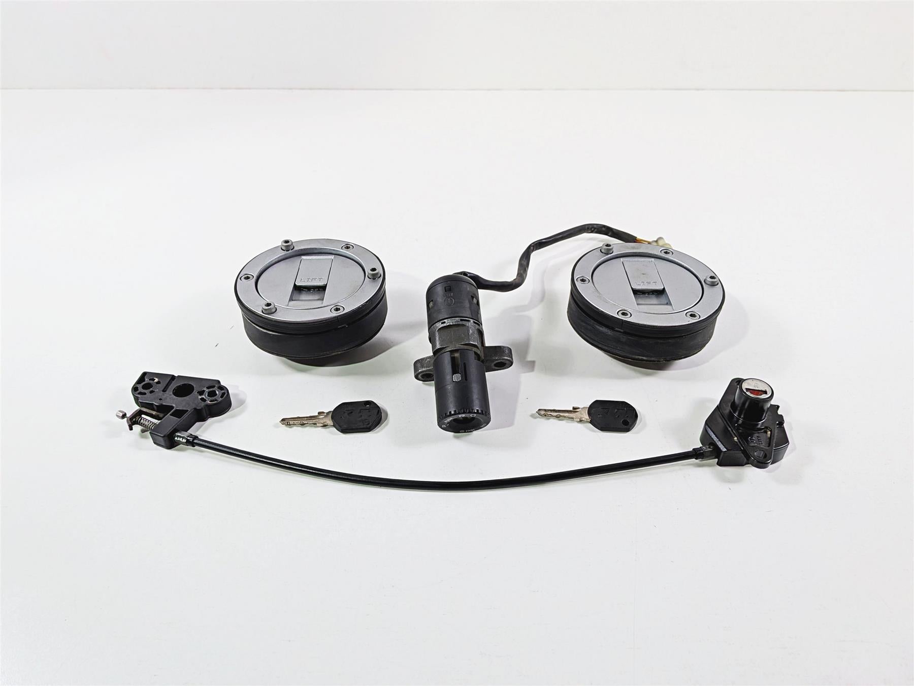 2005 KTM 950 LC8 Adventure Ignition Switch Gas Cap Seat Key Lock Set 60011066044 {{ shop.shopifyCountryName }} - Mototech271