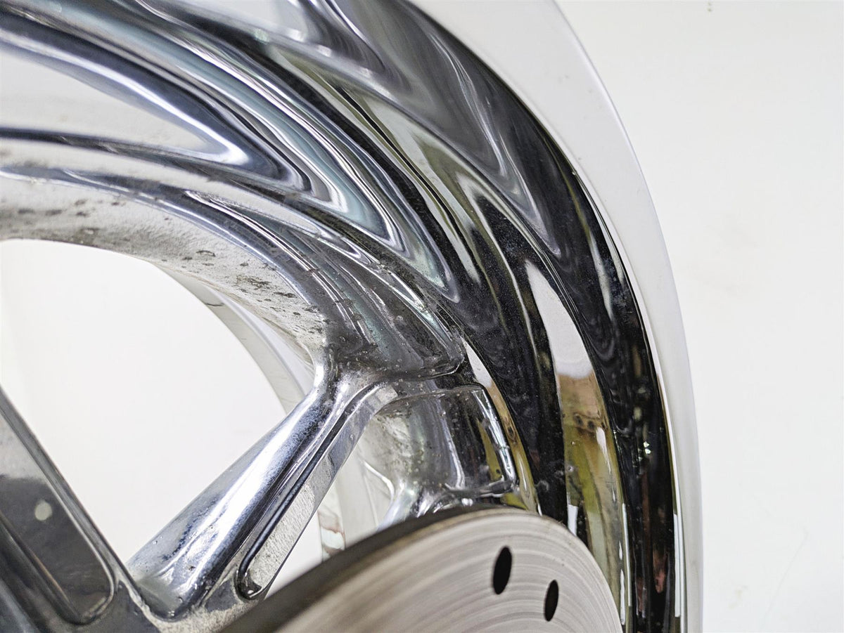 2013 Harley VRSCF Muscle Rod 18x8 Straight Chrome Rear Wheel Rim 40900079 {{ shop.shopifyCountryName }} - Mototech271