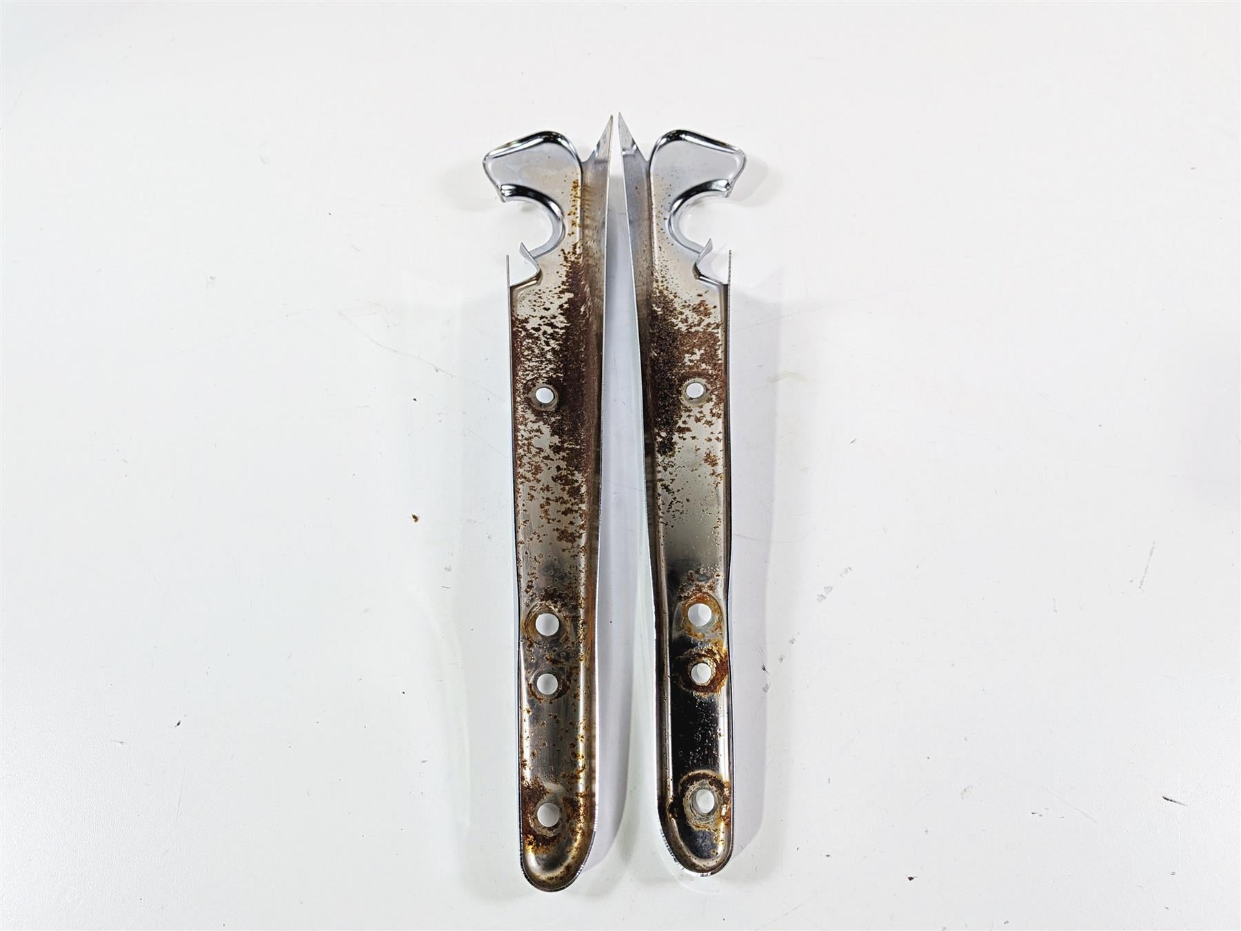 2006 Harley Sportster XL883 Low Rear Chrome Braces Covers 59902-04 59903-04 {{ shop.shopifyCountryName }} - Mototech271