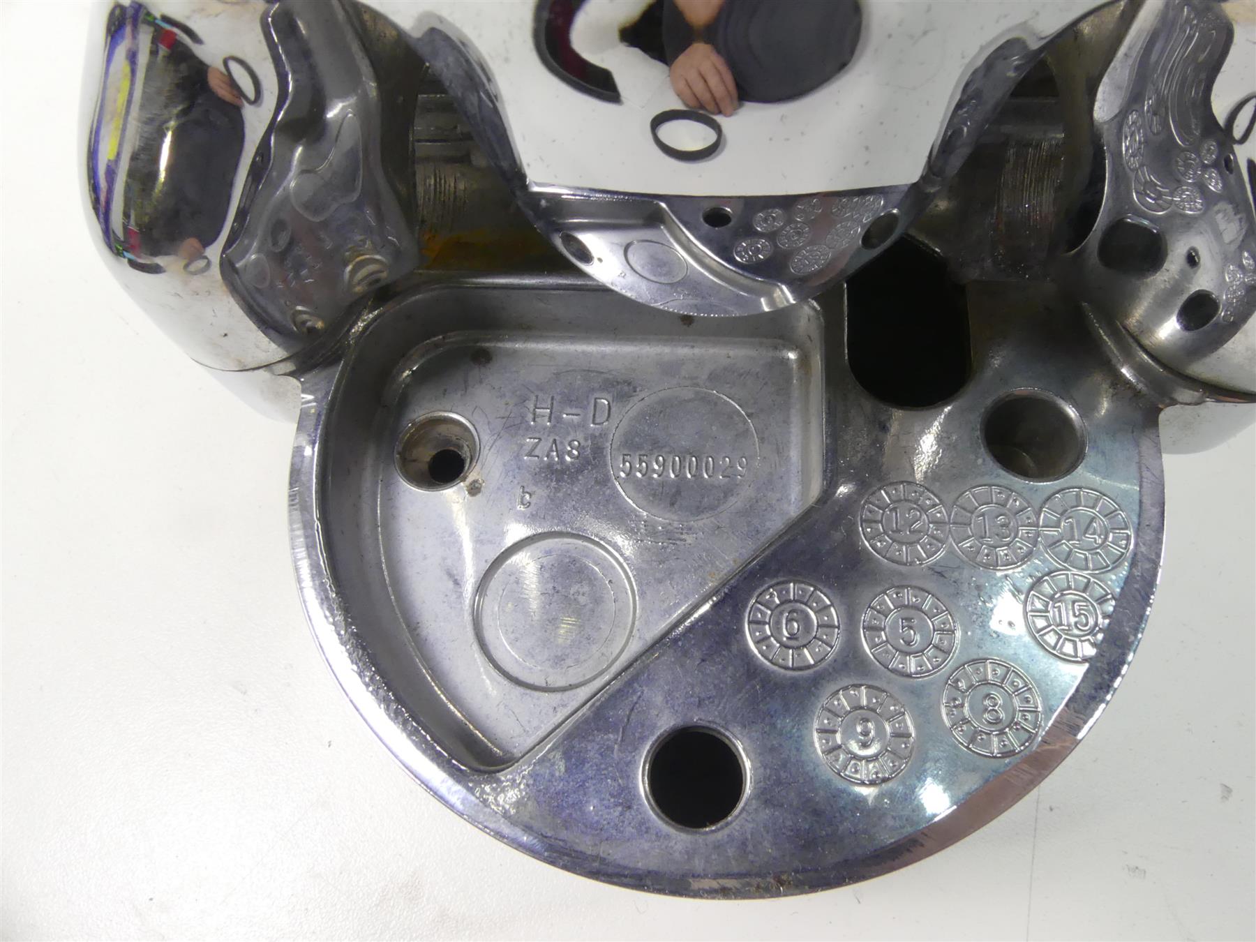 2014 Harley Sportster XL1200 C Speedometer Housing Riser Set 56017-04 {{ shop.shopifyCountryName }} - Mototech271