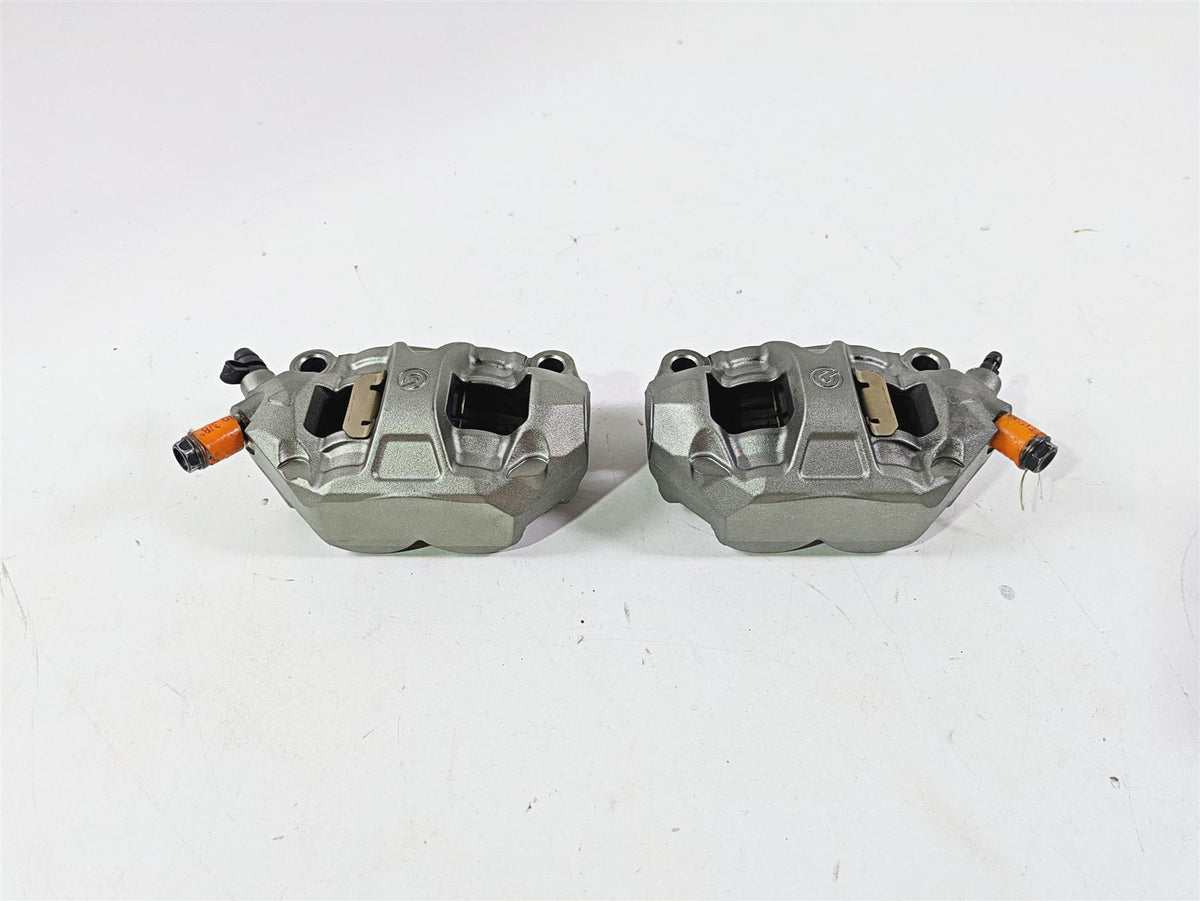 2016 Ducati Monster 1200 S Front Brake Calipers Brembo Monoblock 100mm 61041512A {{ shop.shopifyCountryName }} - Mototech271
