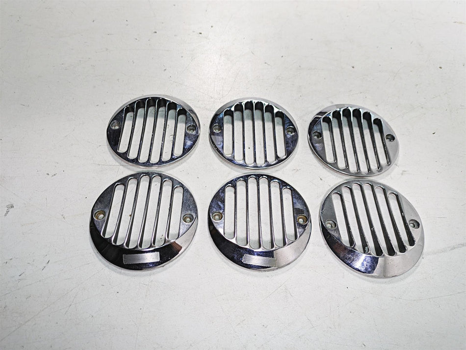 1999 Harley Touring FLHTC Electra Glide Front Rear Blinker Chrome Cover Set {{ shop.shopifyCountryName }} - Mototech271