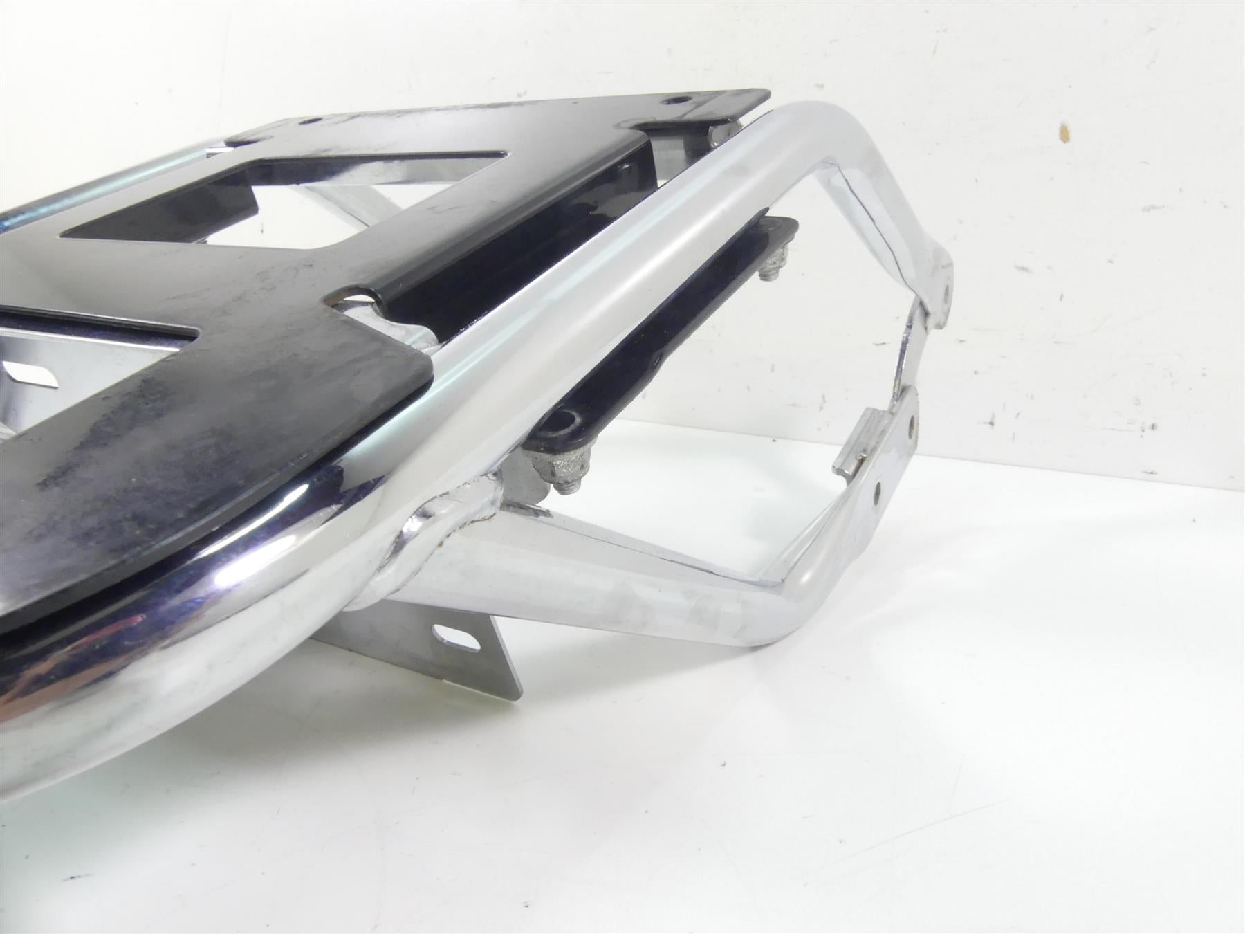 2009 Harley FLHTCU SE4 CVO E-Glide Rear Chrome Luggage Rack Trunk Mount 53411-09 {{ shop.shopifyCountryName }} - Mototech271