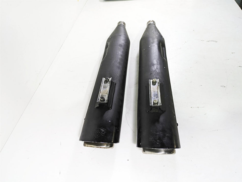 2008 Harley Touring FLHTCU E-Glide 105TH Vance Hines Oval Slash Muffler 16727 {{ shop.shopifyCountryName }} - Mototech271