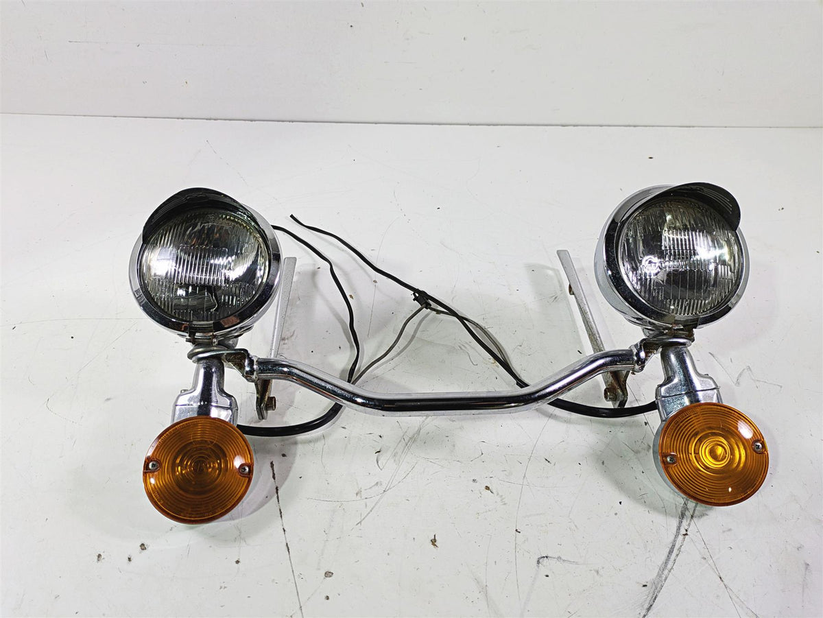 1992 Harley FLSTC Softail Heritage Front Spot Light & Blinker Set 58082-87 {{ shop.shopifyCountryName }} - Mototech271