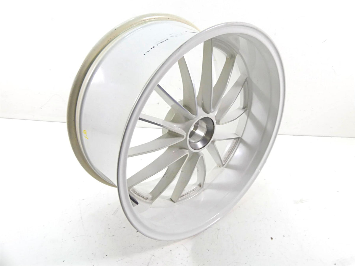 2013 Ducati Diavel Red Straight White Rear Wheel Rim 17x6 50211421A {{ shop.shopifyCountryName }} - Mototech271