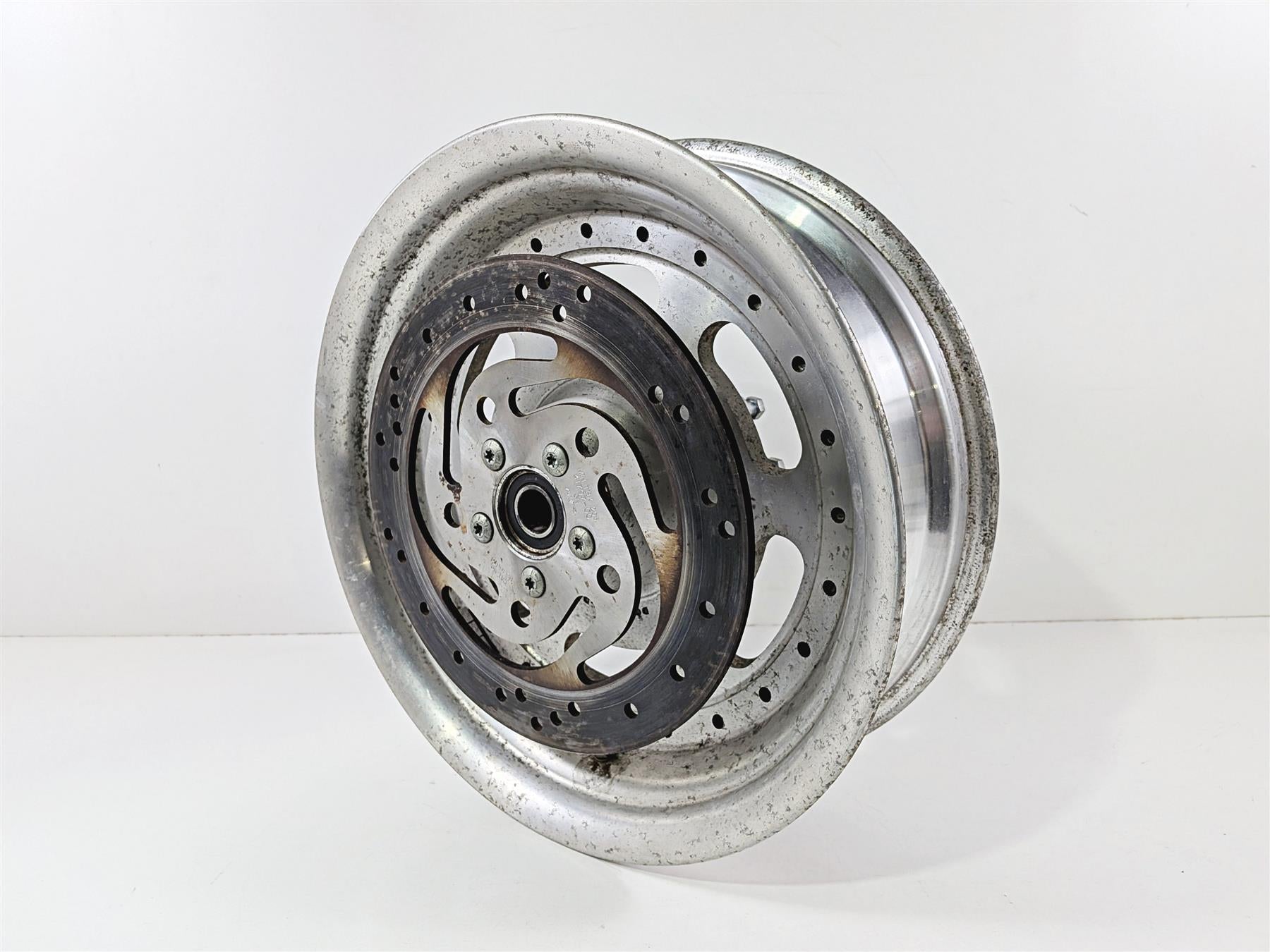 2011 Harley FXDF Dyna Fat Bob Rear Wheel Rim 16x5 Slotted 46717-10 {{ shop.shopifyCountryName }} - Mototech271
