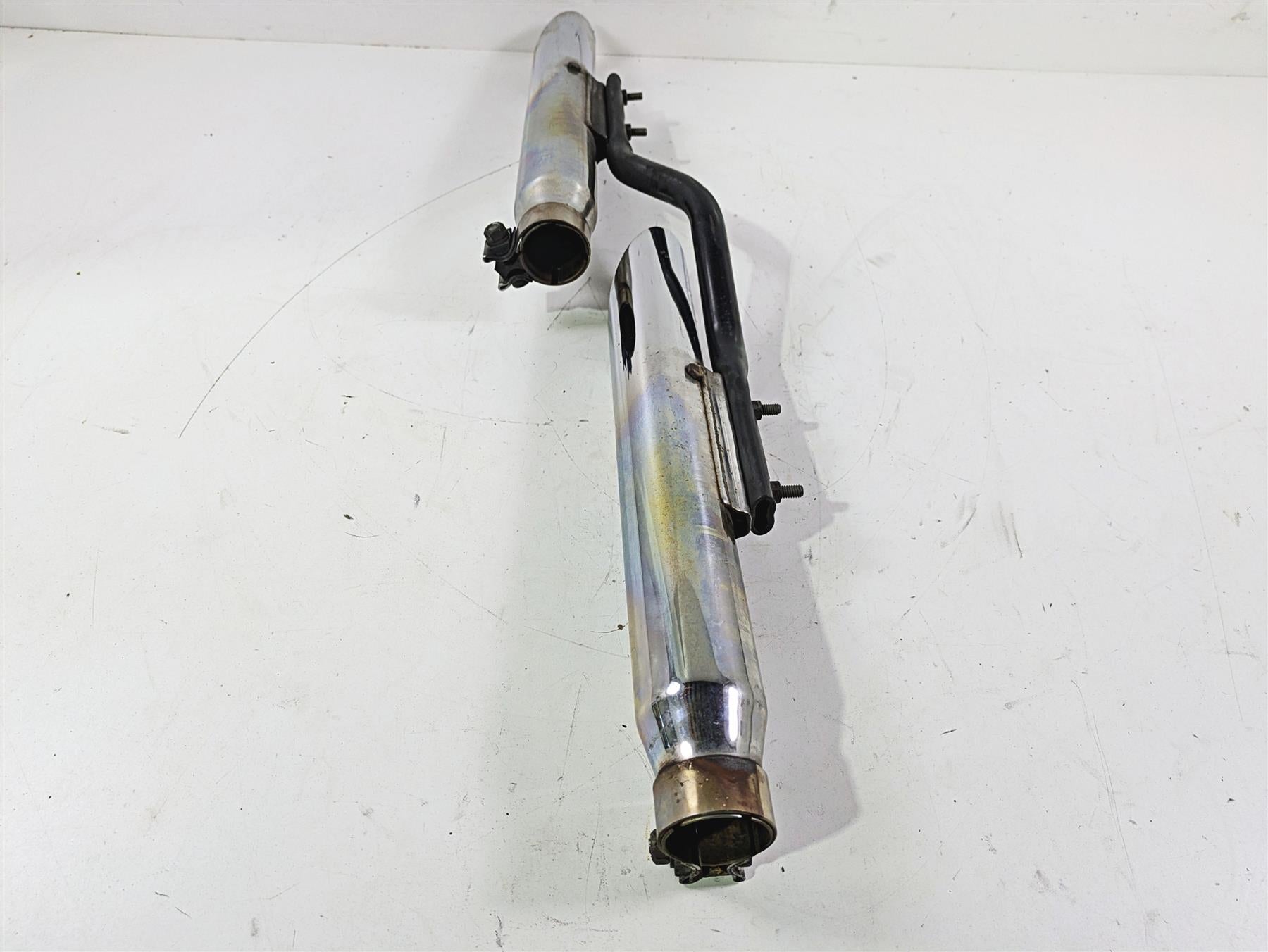 2002 Harley Dyna FXDL Low Rider Slash Cut Exhaust Muffler Set 65674-95 65695-95 {{ shop.shopifyCountryName }} - Mototech271