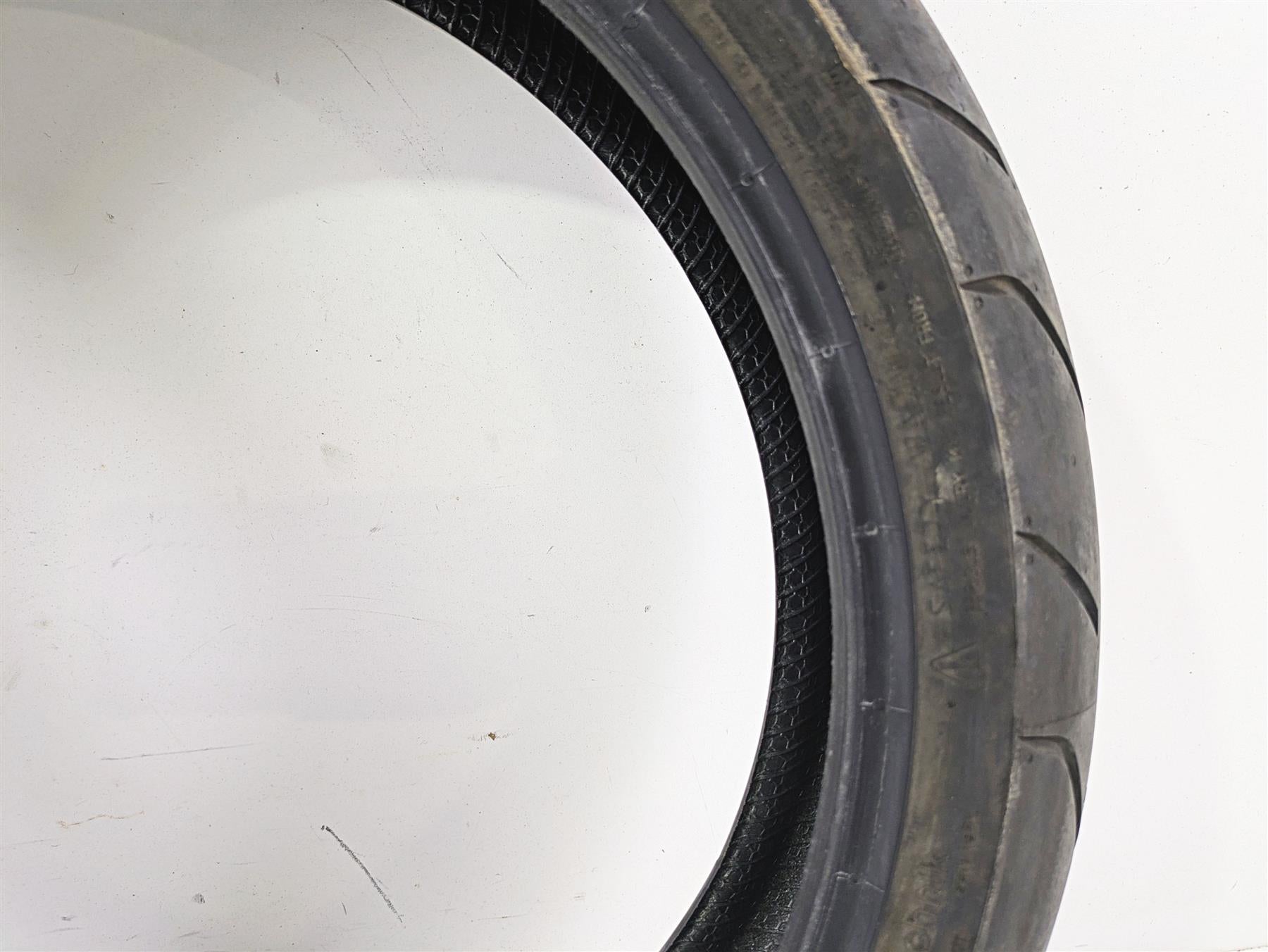 Used Front Motorcycle Tire Continental Conti Road TWI 120/70 ZR17 02447220000 {{ shop.shopifyCountryName }} - Mototech271