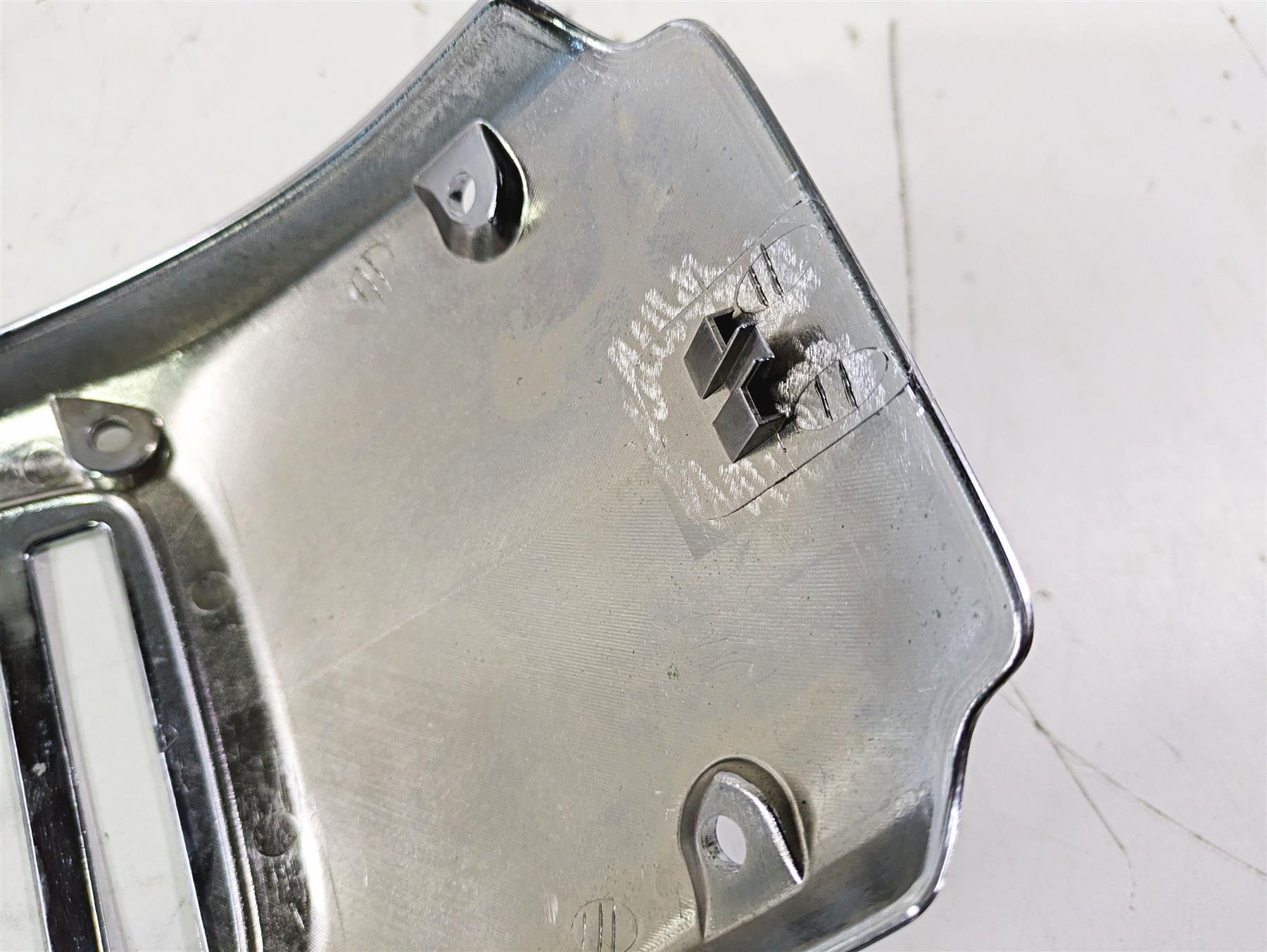 2002 Honda V-Twin VTX1800 C Fuel Tank Dash Chrome Cover Panel 17621-MCH-000 {{ shop.shopifyCountryName }} - Mototech271